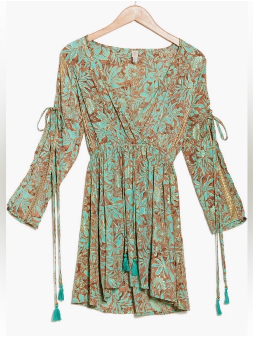 RAGA Anthropologie Tropical Floral Mini Dress